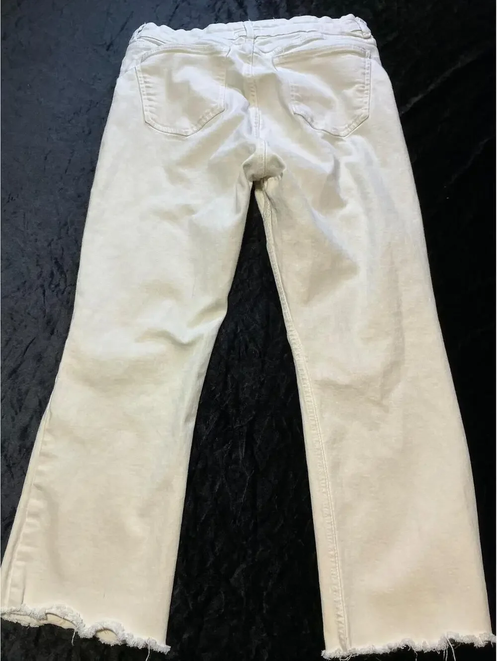 Zara The Marine Jeans Womens White 14 - Picture 2 of 3
